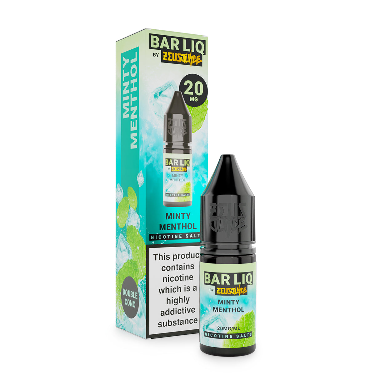 Zeus Juice Bar Liq - Minty Menthol Nic Salt