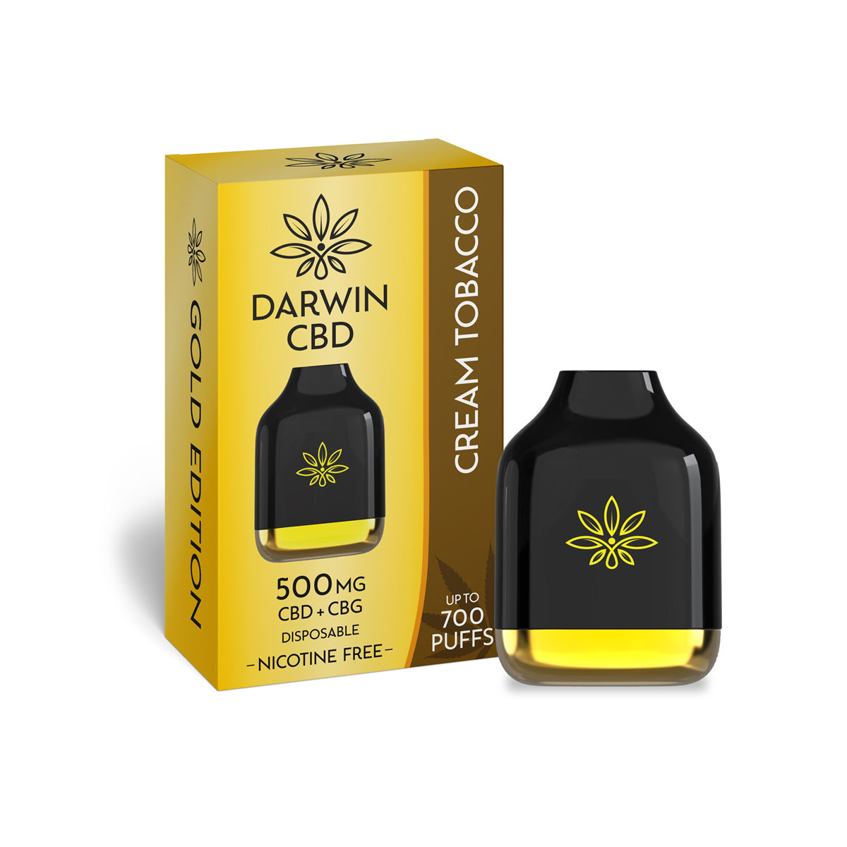 Darwin CBD Disposables (CBD+CBG 500mg)