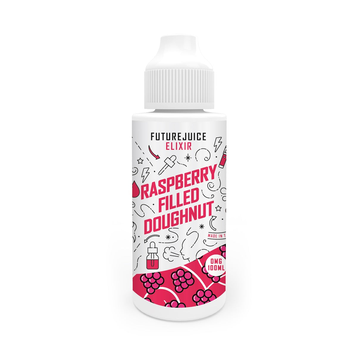 Future Juice Elixir - Raspberry Filled Doughnut 100ml