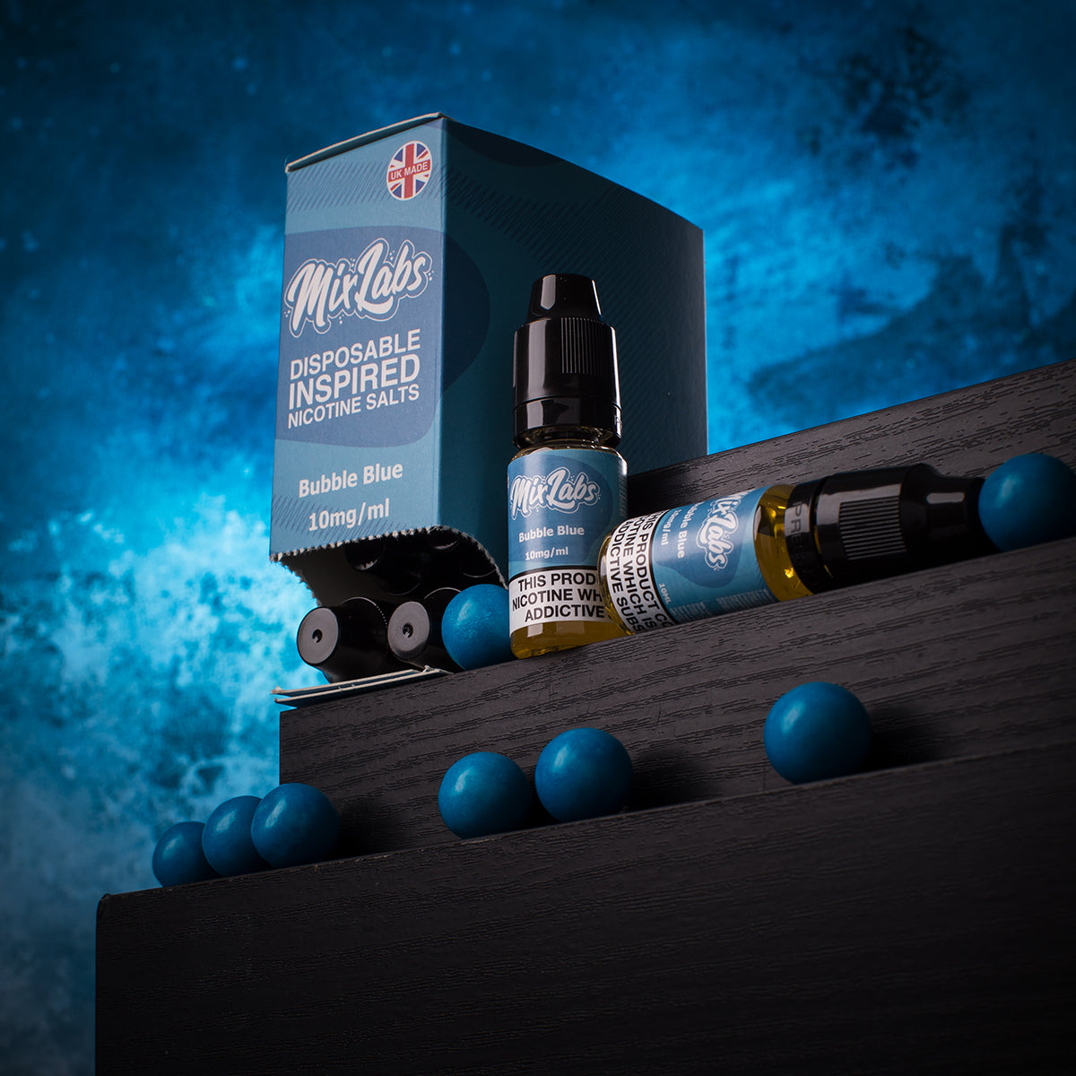 Disposable Inspired - Bubble Blue Nicotine Salt 10ml