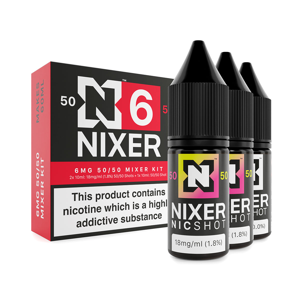 Nixer - Freebase 50/50 Mixer Kit