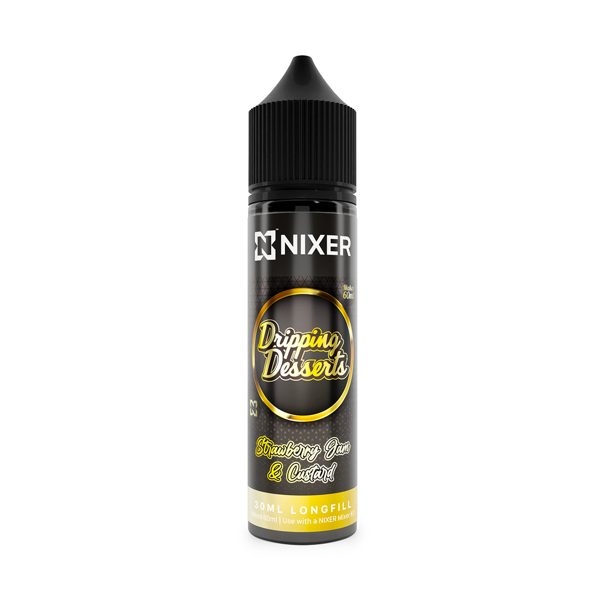 Nixer x Dripping Desserts - Strawberry Jam & Custard 30ml