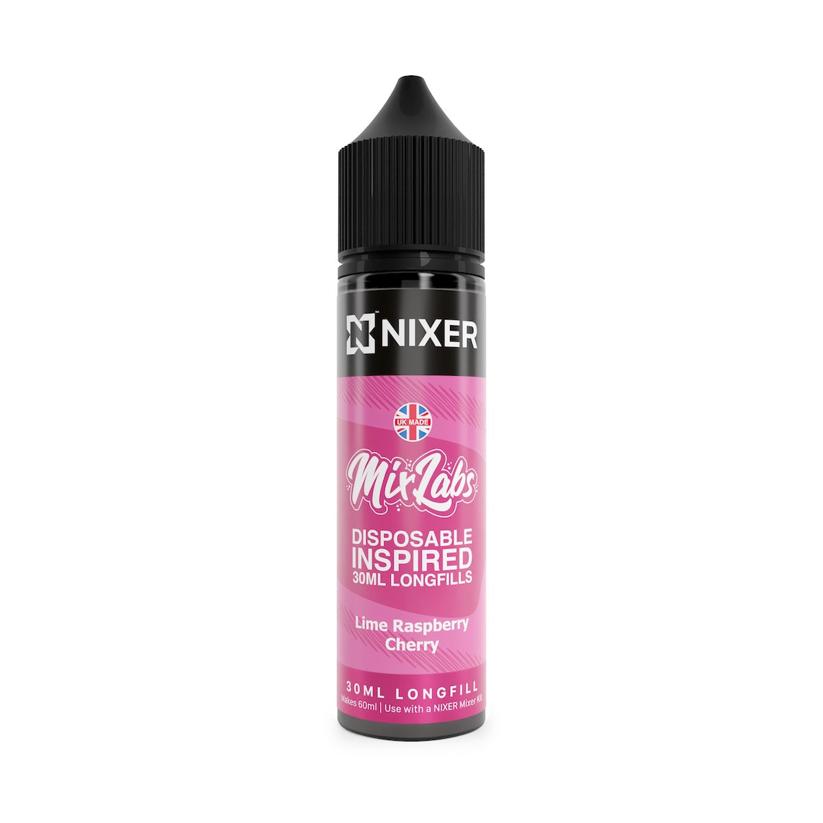 Nixer x Mix Labs - Lime Raspberry Cherry 30ml Longfill