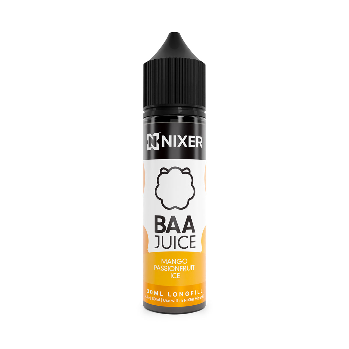 Nixer x Baa Juice - Mango Passionfruit Ice 30ml Longfill