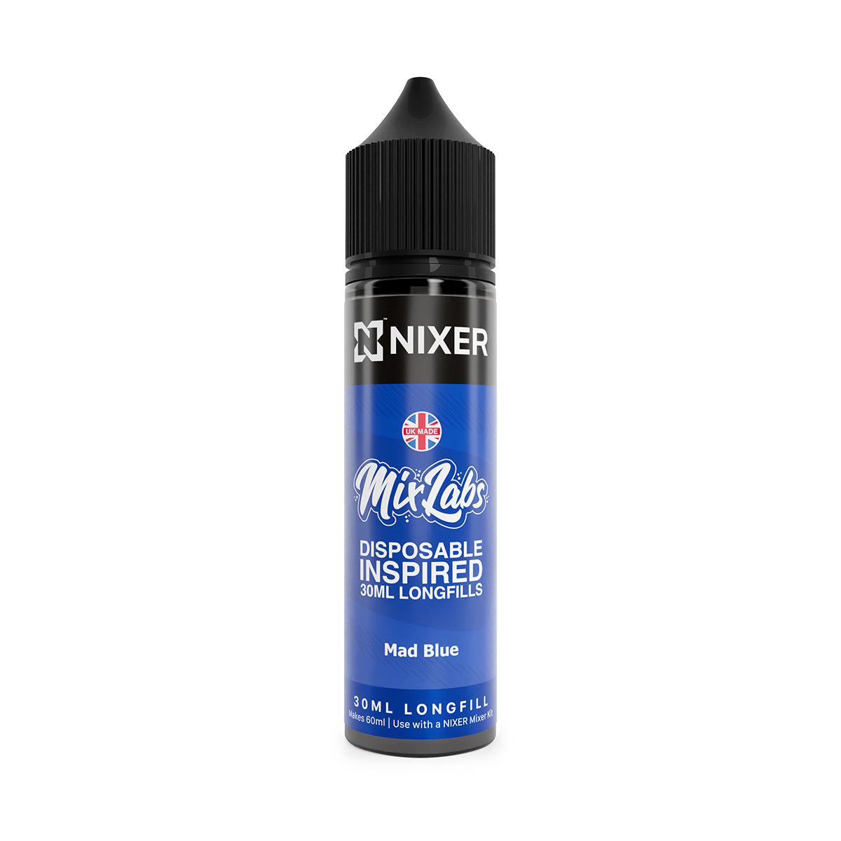 Nixer x Mix Labs - Mad Blue 30ml Longfill