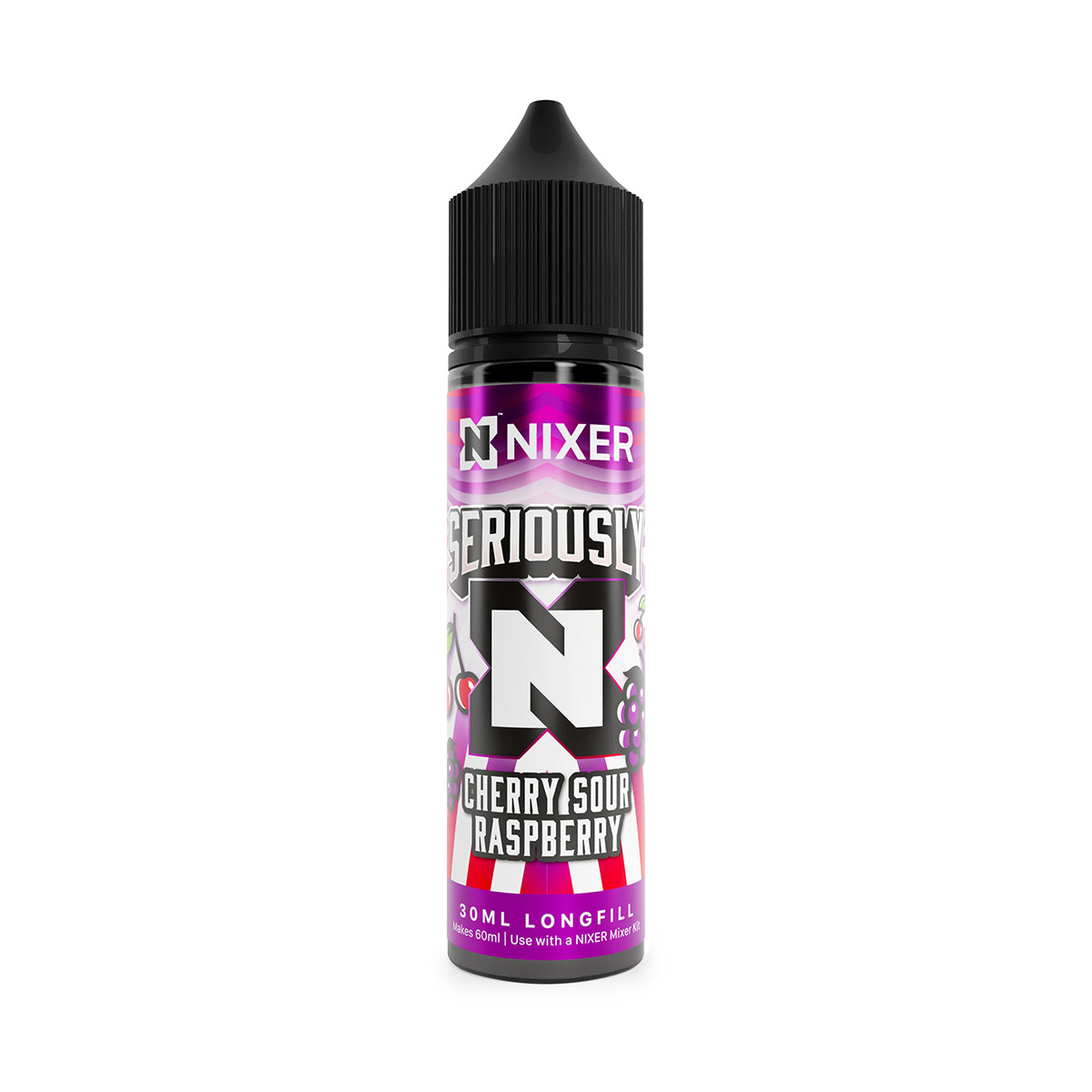 Nixer x Seriously - Cherry Sour Raspberry 30ml Longfill