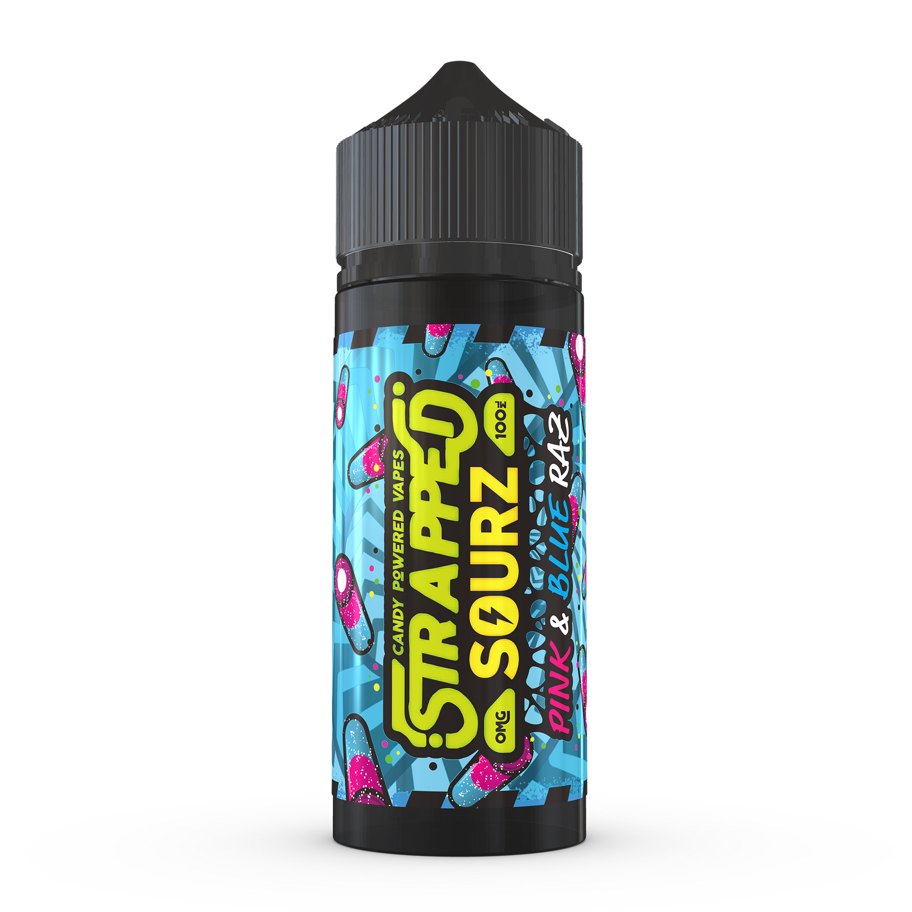 Strapped Sourz - Pink & Blue Raz 100ml