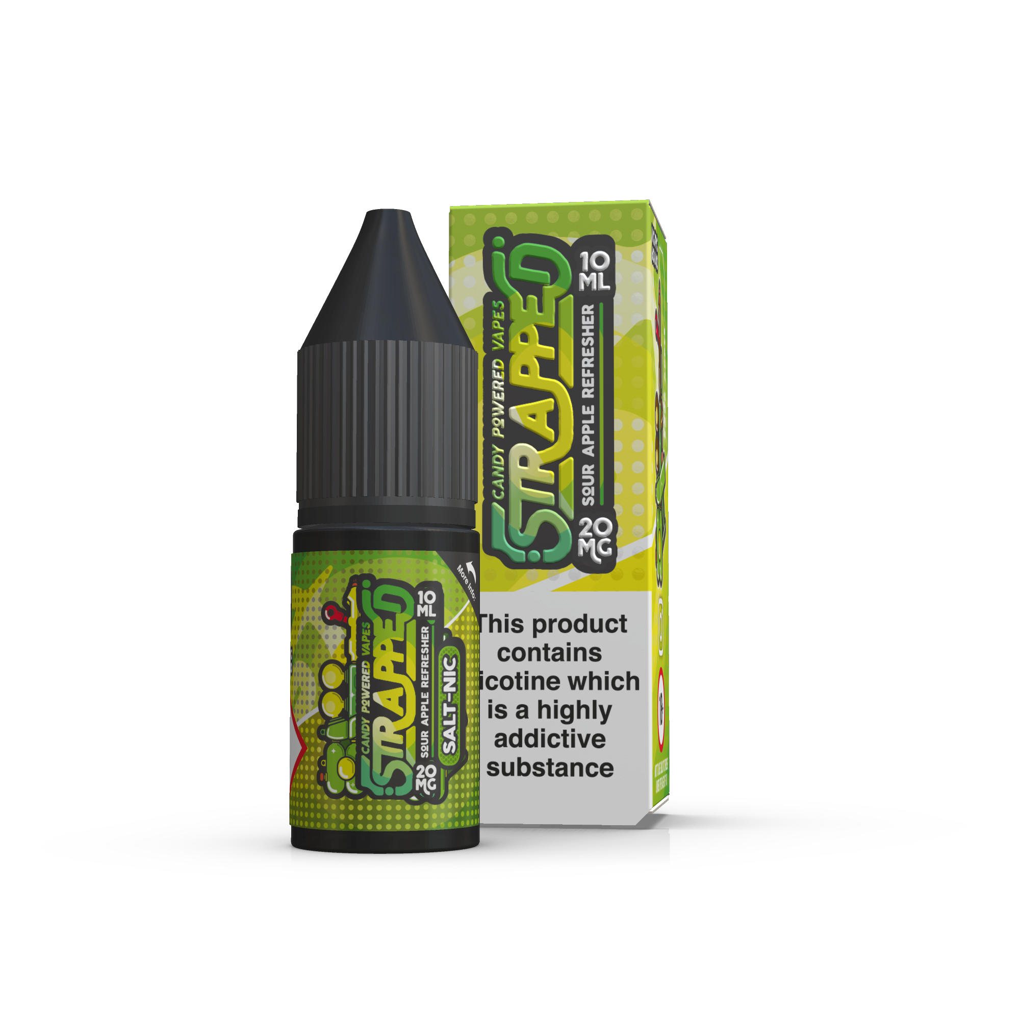 Strapped - Sour Apple Refresher Nic Salt